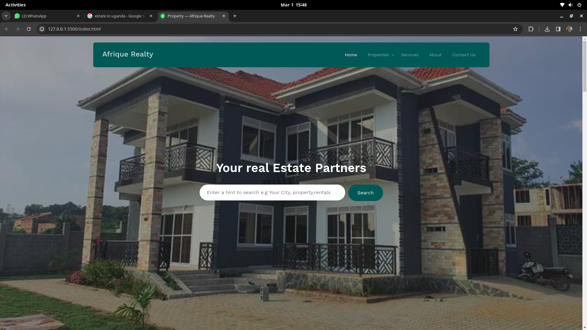 Real Estate Website